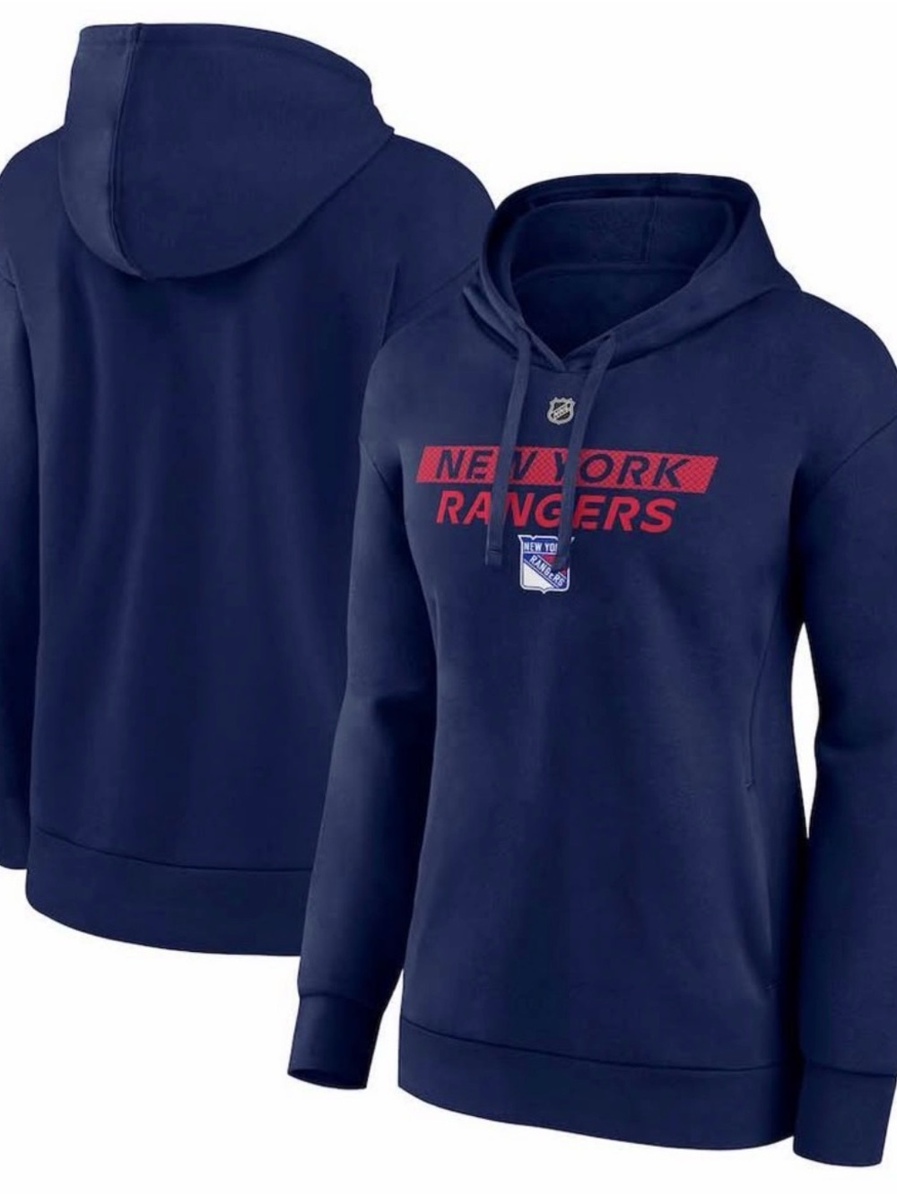 New York Rangers Women's Pro Pullover Sweatshirt Hoodie Size XL